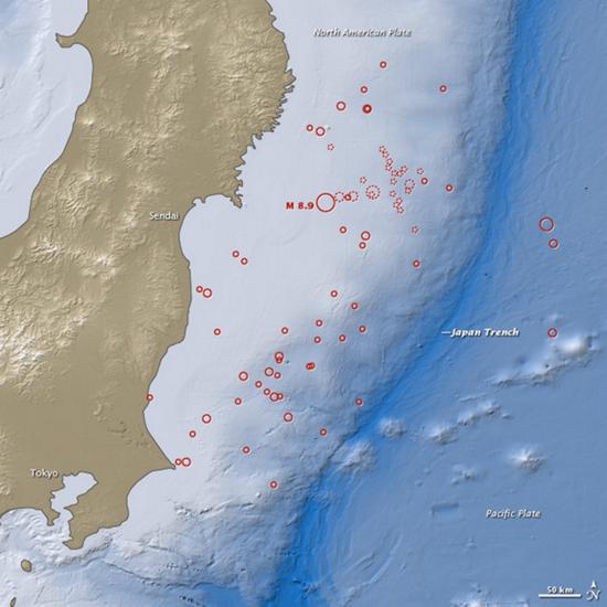 map of japan earthquake 2011. 2011 earthquake in Japan,