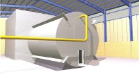 This undated rendering said to come from inside Iran' Parchin military site and obtained by The Associated Press from an official of a country tracking Iran's nuclear activities, shows a chamber of the type needed for nuclear arms-related tests that U.N. inspectors suspect Tehran has conducted at the site. (AP) Used w/o permission