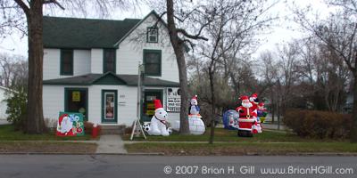 Santa, Snowmen, and (I think) Snoopy: Sauk Centre, Minnesota