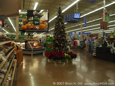 Three holidays within 10 feet at Wal-Mart, Sauk Centre, Minnesota