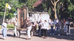 Procession with the Missionary Image of Our Lady of Guadalupe