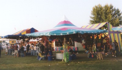Stearns County Fair midway, 2002