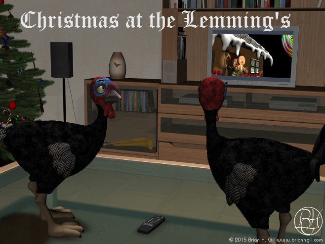 Brian H. Gill's 'Christmas at the Lemming's.' (2015)