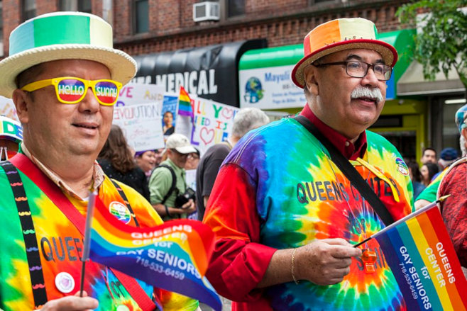 Luisa Madrid's photo of Queens Pride Parade in Queens, New York City. (June 3,2018) via the La Guardia and Wagner Archives.)