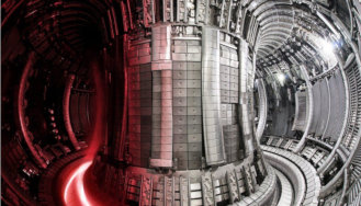 JET/UKAEA's photo: inside their JET reactor.