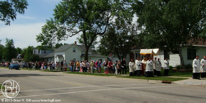 Brian H. Gill's photo: Corpus Christi procession, Sauk Centre, Minnesota. (June 7, 2015)