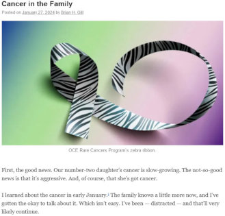 'Cancer in the Family' (January 27, 2024)