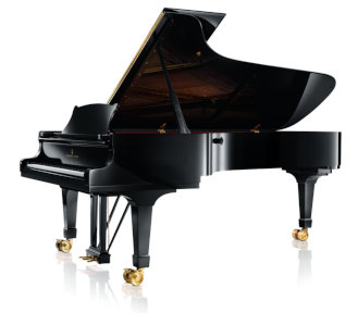 Steinway and Sons photo: a Steinway and Sons concert grand, model D-274, manufactured at Steinway's factory in Hamburg, Germany. See https://www.steinway.com/ (larger and newer than the baby grand piano I knew.)