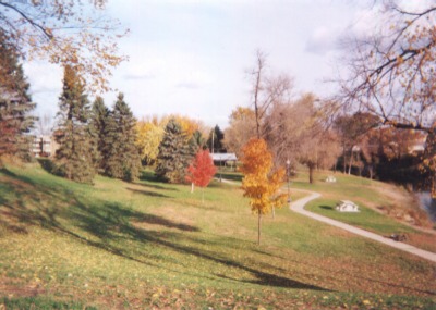 Sauk Centre's Conservation Club Park in the fall
