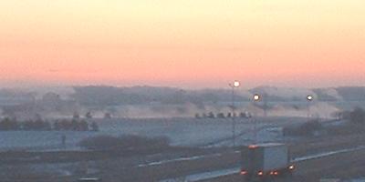 Morning fog near Sauk Centre