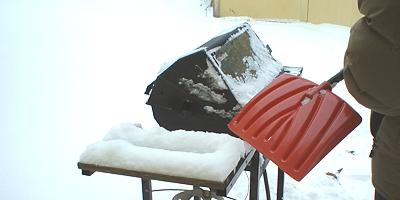 Grilling in winter, Sauk Centre