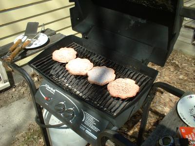 First grilled meal of the year
