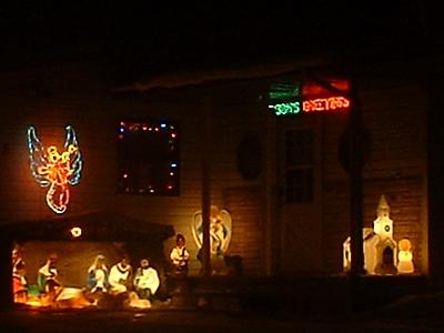 Nativity scene, Sauk Centre, Christmas 2005