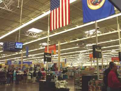 First impression of Sauk Centre's Wal-Mart: big!
