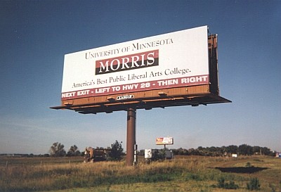 Billboard: University of Minnesota Morris, America's Best Public Liberal Arts College